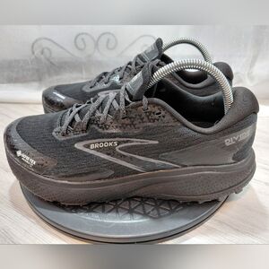 NEW Brooks Men Divide 5 GTX GORE-TEX Waterproof Black Trail Running Shoes SZ 8.5
